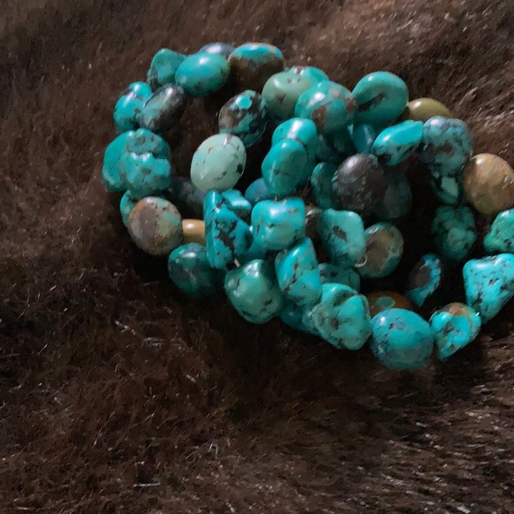 Turquoise wrap bracelet - Picture 2 of 6